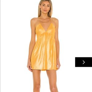 Superdown Margo halter shift dress